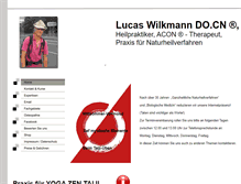 Tablet Screenshot of lucas-wilkmann.de